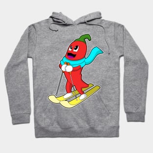 Pepper as Skier with Ski Hoodie